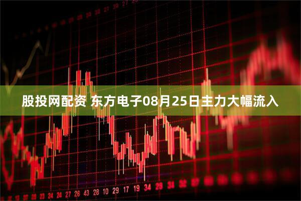 股投网配资 东方电子08月25日主力大幅流入